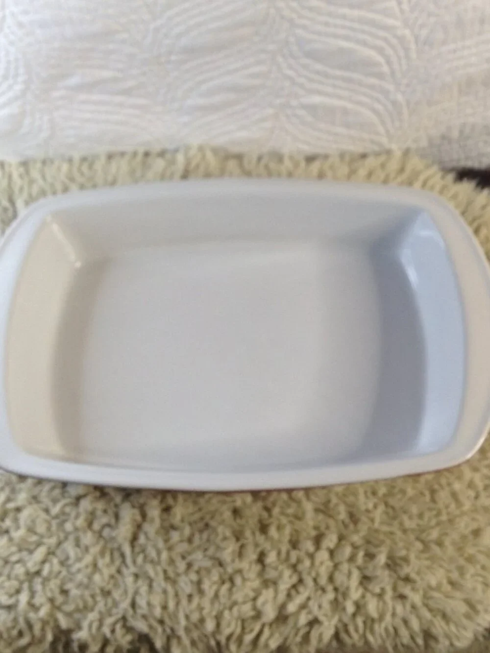 NWOT Bialetti 3 QT Stoneware Casserole/Baking Dish Quality Classic Julia Childs